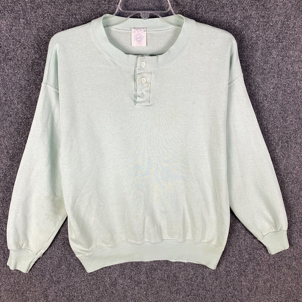 Pannill Sweatshirt 2XL Men's Vintage Henley Acrylic Blend XXL‎ USA